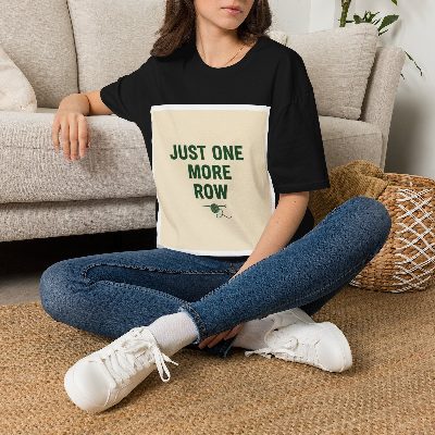 Just One More Row — Black view